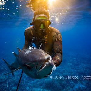 Freediving and Spearfishing in Fakarava atoll,  French Polyensia