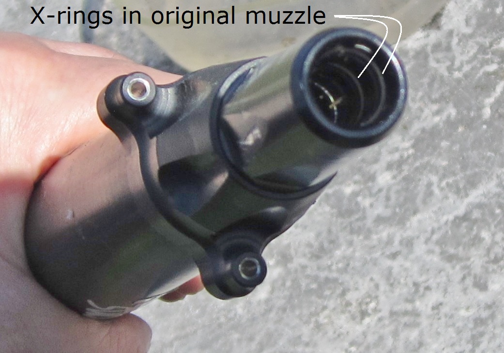 Double X ring muzzle