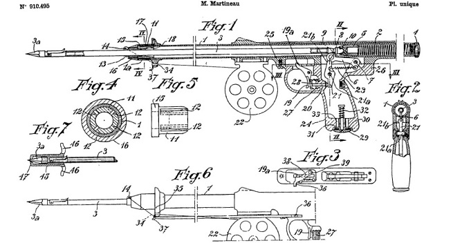 Hurricane dry spring gun patent Martineau R
