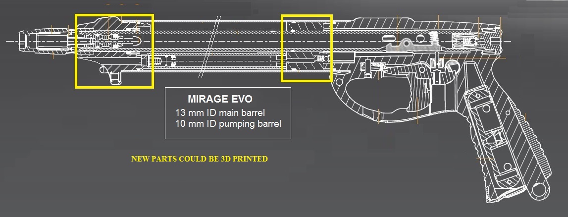 Mares Mirage Evo 3D printing parts.jpg