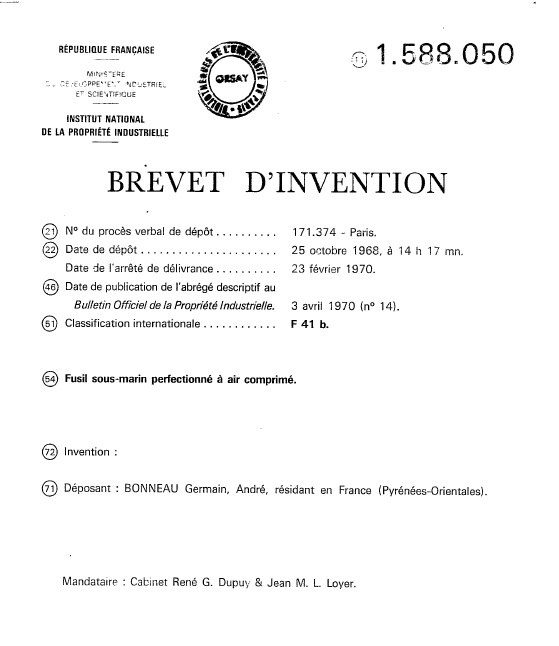 Patent FR 1588050.jpg