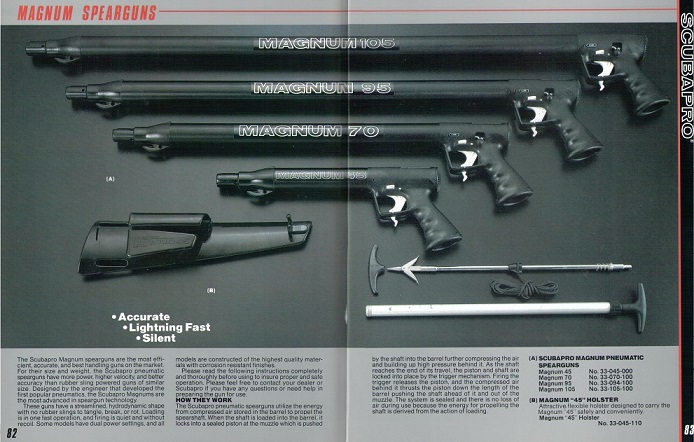 Scubapro catalogue 1989 R