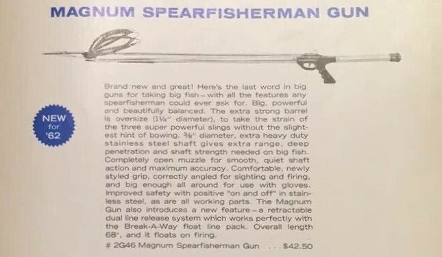 Spearfisherman Magnum Advert