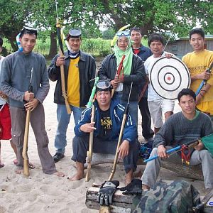 Spear fishing in the Philippines ^_^