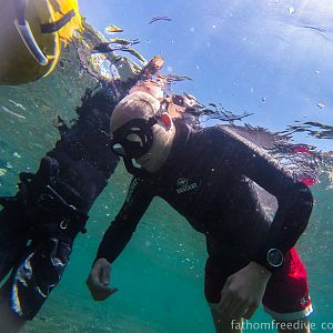 Freediving in Bali with fathomfreedive.com