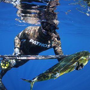 Mike with a nice Mahi