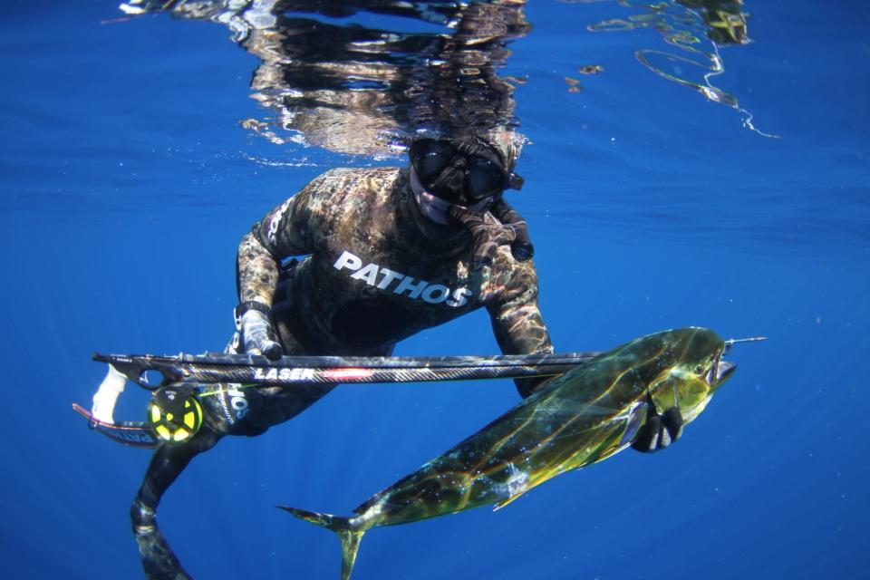 Mike with a nice Mahi