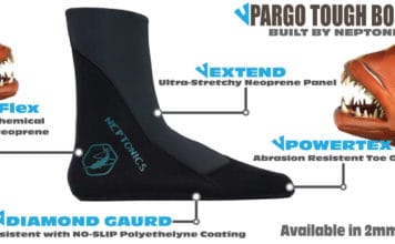 Neptonics has introduced its new Pargo tough booties.