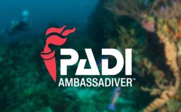 PADI AmbassaDiver 2020 logo